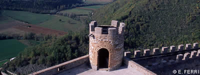 Comune di Rocca Sinibalda (vista dal castello)